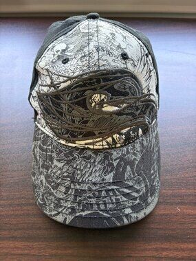 Tony Hawk Vintage Graphic Skate Hat Y2K Distressed Gothic Skull Streetwear Cap